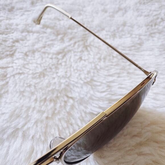 Flynn Silver W/ Mirrored Lenses Aviator Sunglasses - Picture 6 of 12